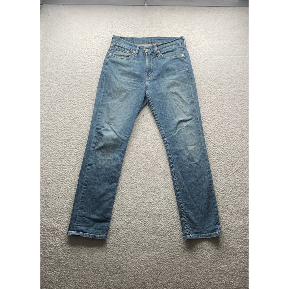 Levis 514 Jeans Mens 30x30 (Tag 29x30) Stone Wash Slim Low Rise Straight Stretch